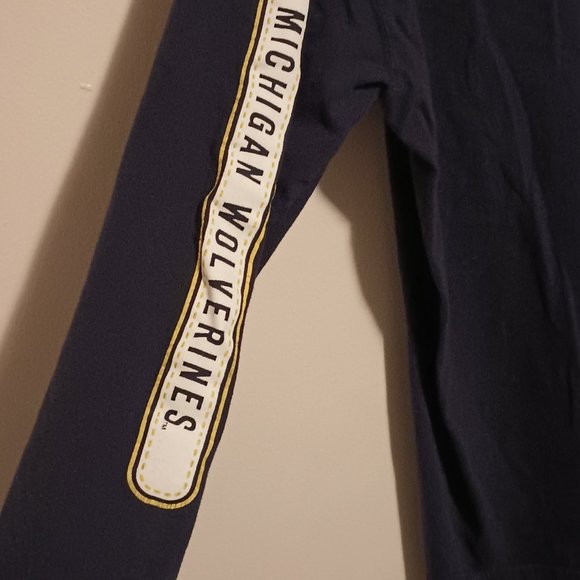 Vintage Starter Michigan Wolverines Crewneck Pullover Sweat Shirt Large Men's - Picture 5 of 6